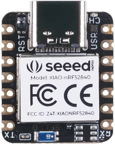 Miniatura 11 de Seeed Studio XIAO nRF52840 Sense - Soporta Arduino/CircuitPython - Bluetooth 5.0 NFC con antena incorporada, MCU con IMU de 6 ejes Funciona
