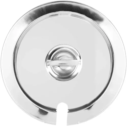 TrueCraftware - 2-1/2 cuartos de galón de acero inoxidable con muescas para bandeja de inserción de verduras -para calentador de sopa y estación de