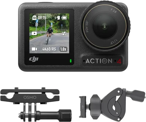 Miniatura 11 de DJI Osmo Action 4 Combo estándar, cámara de acción impermeable con sensor de 1/1.3 pulgadas, video 4K/120fps, impresionantes imágenes con poca luz