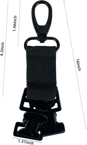 Miniatura 2 de KUNN Correa de guante de bombero, clips de soporte de guante de seguridad para el trabajo con clip de cocodrilo