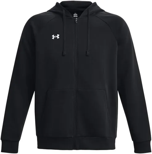 Miniatura 5 de Under Armour Rival - Sudadera de vellón para hombre, con capucha y cierre con cremallera completa