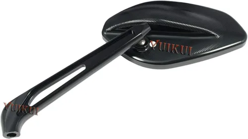 Miniatura 9 de Espejos universales de motocicleta CNC espejo de aluminio M10 M8 duradero espejo retrovisor para Yamaha FZ-09 2014-2017/FZ1 N 2006-2015/XSR, Negro