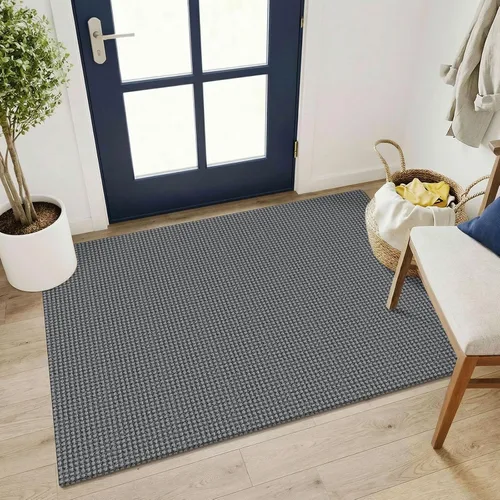 Miniatura 29 de KOZYFLY - Tapetes para entrada, lavable, tejido, con respaldo de goma antideslizante, de algodón, interiores, cocina, entrada, vestíbulo y puerta