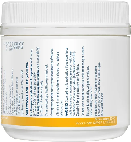 Miniatura 2 de Ethical Nutrients MEGAZORB Mega Magnesio Polvo Frambuesa 7.05 oz