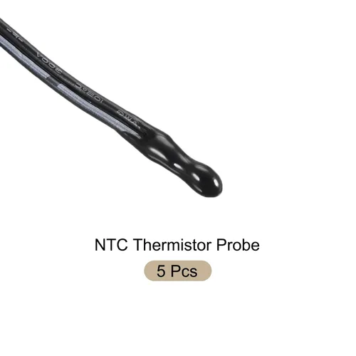 Miniatura 5 de Sonda de termistor NTC 15K 1.3ft impermeable epoxi sensor de temperatura, [para transmisor de temperatura digital] – 5 piezas