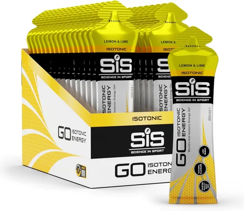 SiS GO - Gel energético isotónico, 2.0 fl oz, paquete de 30 unidades, limón y lima Lima limón