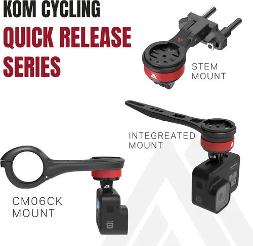 Miniatura 6 de KOM Cycling Adaptador de cuarto de vuelta compatible con computadoras Garmin a Wahoo - Monta cualquier computadora Wahoo en un soporte existente