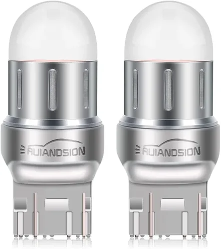 Miniatura 10 de Ruiandsion 2 bombillas LED 1156 rojas BA15S 7506 1003 1141 P21W 10-60V LED luces de freno traseras para automóviles, camiones, motocicletas