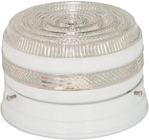 Miniatura 9 de NUVO SF77/102 Dos luces empotradas de montaje, cromo pulido/cristal blanco