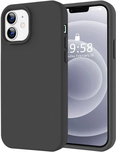 Miniatura 207 de LOVE 3000 Compatible con Funda para iPhone 15, [Cámara de Cobertura Completa de Silicona Suave] [Protección contra Caídas de 8 pies], Forro de Negro