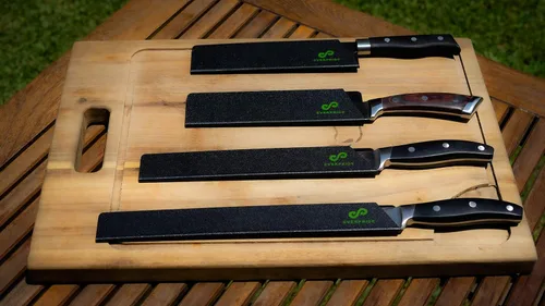 Miniatura 7 de EVERPRIDE Juego de funda para cuchillos de chef (juego de 6 piezas) protectores universales para cuchillos de chef y cuchillos de cocina, duradero