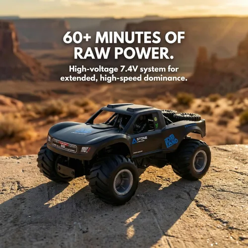Miniatura 7 de KB KAIBO Auto de control remoto anfibio 1:16, camión monstruo de control remoto totalmente sumergible para niños, juguete 4WD RC todo terreno con 2