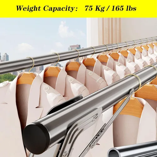 Miniatura 5 de Stainless Steel Clothes Drying Rack, Clothes Dryer Racks for Laundry Foldable, Racks for Laundry Room Clothes Dryer Rack Outdoor, Dryer Racks for