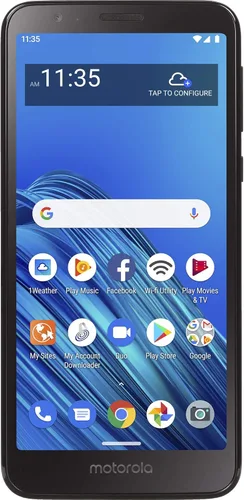 Motorola TracFone Moto E6 4G LTE Teléfono inteligente prepago (bloqueado) - Negro - 32GB - Tarjeta SIM incluida - CDMA - Embalaje sin fustración