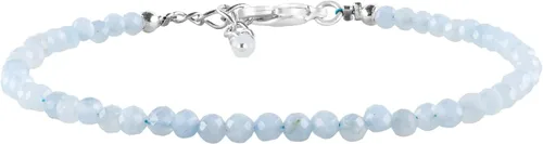Miniatura 14 de InfinityGemsArt Natural Stone Beads Dainty Bracelet Jewelry for Women, Crystals and Gemstones Birthstone 925 Sterling Silver Chain 8 inch Gifts For