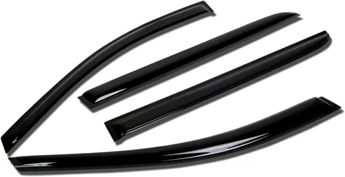 Miniatura 10 de Auto Dynasty 4 protectores de lluvia con cinta adhesiva para ventana compatibles con Honda Civic 1996-2000 de 4 puertas, protectores de lluvia