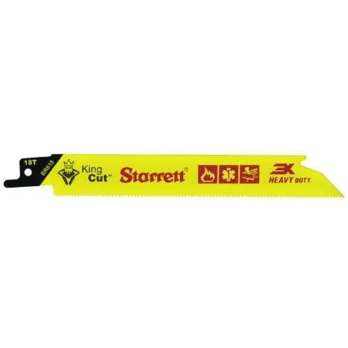 Miniatura 21 de Starrett Hoja de sierra recíproca de demolición y rescate de incendios bimetálica, 9 pulgadas de largo, 3/4 pulgadas de ancho, 0.50 pulgadas