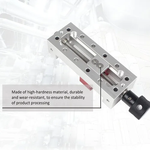Miniatura 4 de RATTMMOTOR Mejora de la abrazadera de tornillo de banco del router CNC, máquina grabadora DIY de alta precisión abrazadera de sujeción mini tornillo