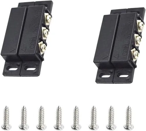 Miniatura 4 de Interruptor magnético MC-31B NC/NO de montaje en superficie con cable para ventana de puerta, interruptor magnético de puerta, sensor de contacto