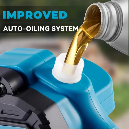 Miniatura 9 de EliteHome Mini Motosierra Inalámbrica de 6 Pulgadas con 2 Baterías, Motosierra Eléctrica Portátil de Mano, Motosierra Pequeña Alimentada por Batería