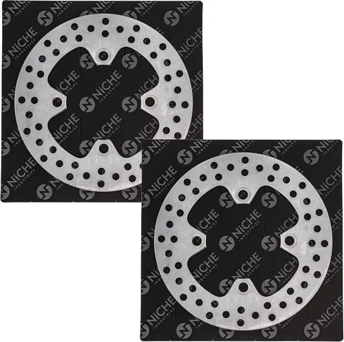 NICHE Juego de rotores de freno delantero para Kawasaki Brute Force 750 Prairie 650 360 Suzuki Twin Peaks 700 41080-0585