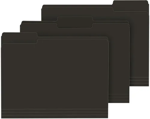 Miniatura 25 de PANDRI - Carpeta de archivos, paquete de 120 carpetas de archivos, pestaña de corte de 1/3, tamaño carta, carpeta de archivo para oficina, escuela