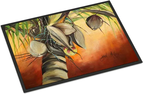 Miniatura 74 de Caroline's Treasures JMK1017JMAT - Tapete de caza de rana garza azul, 24 x 36 pulgadas, tapete para puerta delantera, interior y exterior