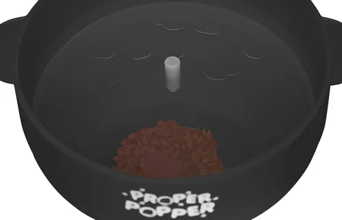 Miniatura 7 de La original Proper Popper - Palomera de microondas, fabricada en silicona, con cuenco plegable sin BPA y apta para lavavajillas - (Negro)