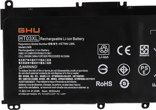 Miniatura 4 de GHU HT03XL HTO3XL L11119-855 Batería para HP 14-CE 14-CF 14-CK 14-DH 15-CR 15-CS 15-CW 15-DA 15-DB 15-DW 15-DY 17-BY 17-CA 11.55V 41.9Wh
