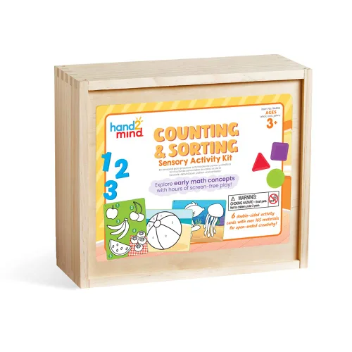Miniatura 9 de hand2mind Kit de actividades sensoriales para contar y clasificar, piezas sueltas materiales de juego para niños, caja sensorial, cubo sensorial