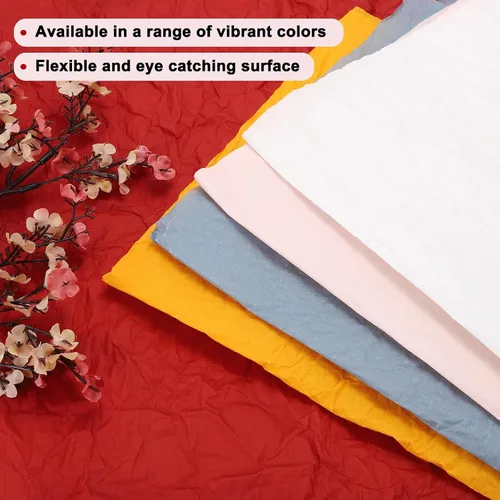 Miniatura 5 de MECCANIXITY Papel de regalo de flores, 5 rollos impermeables de papel crepé para manualidades, regalo de cumpleaños, floristería, embalaje y fiesta