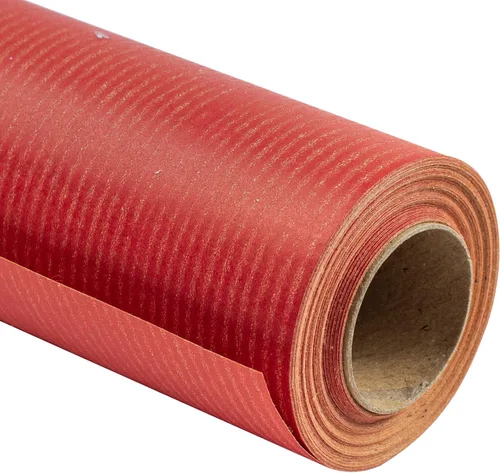 Miniatura 9 de RUSPEPA Rollo de papel kraft marrón – 17.5 pulgadas x 32.8 pies – Papel de estraza forrado teñido reciclable perfecto para manualidades, arte