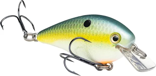Miniatura 48 de Strike King KVD 1.5 Hard Knock - Señuelo de pesca, 3/8 onzas, ojos realistas 3D Delta Craw