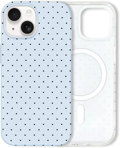 Miniatura 129 de Hython Funda para iPhone Air, diseño estético de lunares lindos, funda simple de 6.5 pulgadas, delgada, antiarañazos, parachoques de TPU suave, a