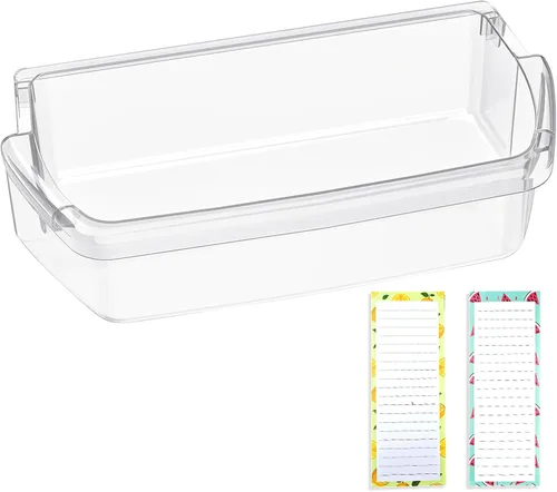 Contenedor de Estante de Puerta de Refrigerador W10803530 Mejorado Compatible con Piezas de Refrigerador Whirlpool Maytag, Repuesto de Estante de