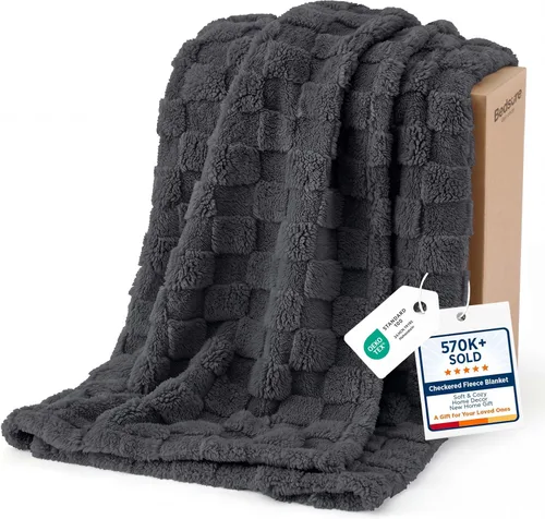 Miniatura 20 de Bedsure GentleSoft - Manta verde salvia para sofá, manta de forro polar a cuadros, regalos de Navidad para mujeres, hombres y niñas, bonita manta