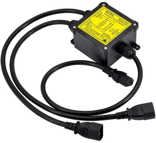 Miniatura 6 de Interruptor de transferencia automática de 15 amperios AC120V, interruptor de transferencia automática ATS (cables centrales + NEMA 5-15P)