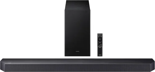 Samsung Barra de sonido HW-Q600F Serie Q, barra de sonido de 3.1.2 canales con subwoofer, Dolby Atmos, DTS Virtual:X, Q-Symphony, sonido adaptativo,