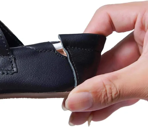 Miniatura 5 de Zapatos de bebé de cuero genuino para niñas y niños pequeños Mary Jane Zapatos de caminar Prewalker princesa vestido de boda zapatos zapatos