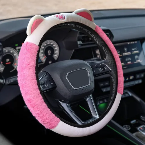 Miniatura 20 de Funda para Volante de Auto, Accesorios para Volante, Funda Universal de 15 Pulgadas de Microfibra Transpirable LCE de Seda, Protector Universal