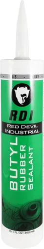 Red Devil 0697GI RD Pro Sellador de caucho butílico, paquete de 1, gris