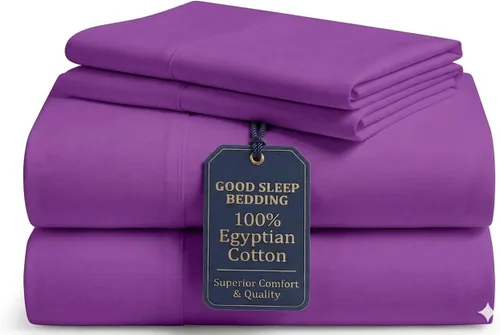 Miniatura 21 de Good Sleep Bedding Juego de sábanas divididas tamaño King para cama ajustable, sábanas de lujo, algodón egipcio, juego de sábanas de 5 piezas