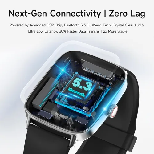 Miniatura 7 de Reloj inteligente para hombres y mujeres, reloj inteligente de 1.85 pulgadas (1.811 in) compatible con iPhone/Samsung/Android