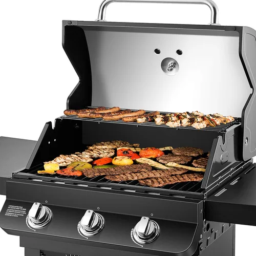 Miniatura 11 de Dyna-Glo DGP397CNN-D Premier - Parrilla de gas natural de 3 quemadores, color negro