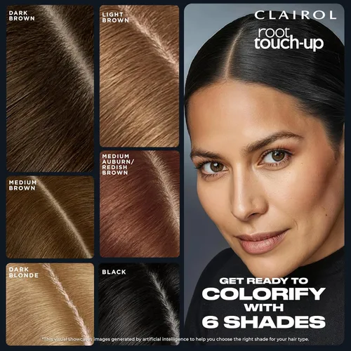 Miniatura 8 de Clairol Root Touch-Up - Gel de mezcla de color semipermanente para el cabello, 2 negros, paquete de 1