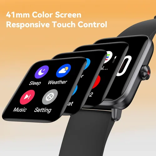 Miniatura 7 de DAVIKO Reloj podómetro, apto para personas mayores, no requiere aplicación/teléfono, reloj de seguimiento de actividad física impermeable con Negro