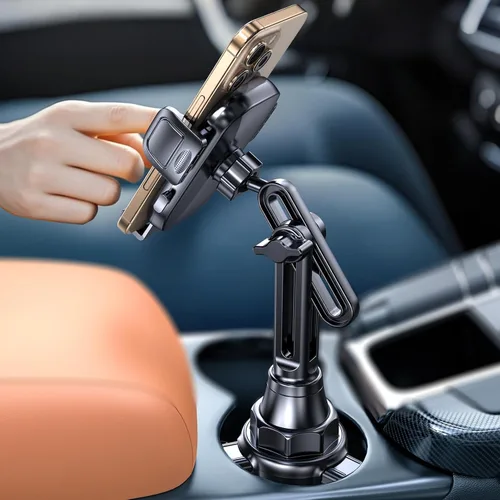 Miniatura 8 de Coolpow Soporte para Teléfono de Portavasos Soporte para Teléfono de Carro Soporte para Teléfono de Portavasos Montaje para Teléfono【Ultra Estable