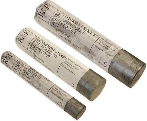 Miniatura 48 de Pinturas R&F Hechas a Mano - Palo de Pigmento al Óleo Profesional, Gris Neutro Medio, 188 ml
