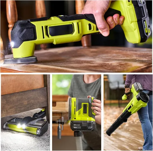 Miniatura 8 de Batería de repuesto 6Ah para Ryobi 18V: 2 paquetes de baterías de iones de litio compatibles con ONE+ P108 P102 P103 P104 P105 P107 P109 P122