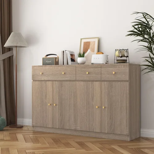 Miniatura 5 de JSEVEM Papel tapiz de madera de roble beige marrón gris grueso de 16"×118", autoadhesivo para despegar y pegar, papel de contacto de madera de roble